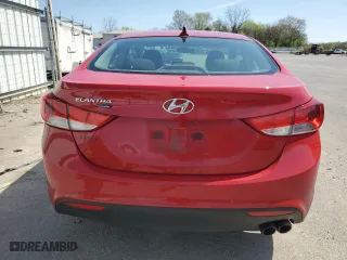 2013 Hyundai Elantra Coupe GS with VIN KMHDH6AE4DU003145, listed as a Copart auction lot 53051985 with 231,160 mi miles and Salvage Title. Bid and sale history available at carsss.com. Image 6.