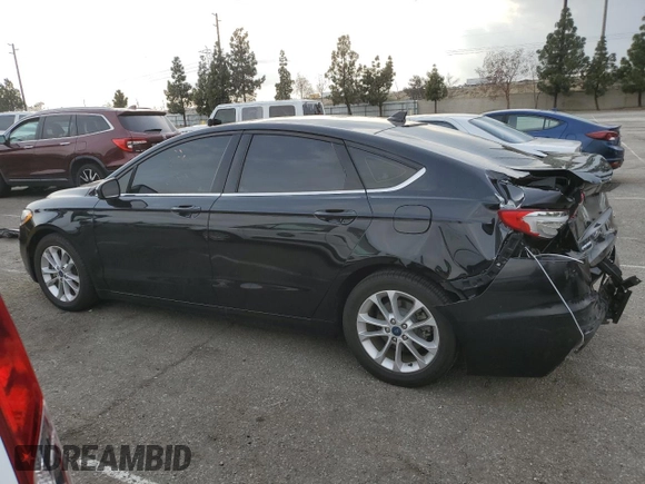2020 Ford Fusion SE with VIN 3FA6P0HD7LR171089, listed as a Copart auction lot 45085885 with 35,019 mi miles and Salvage Title. Bid and sale history available at carsss.com. Image 2.