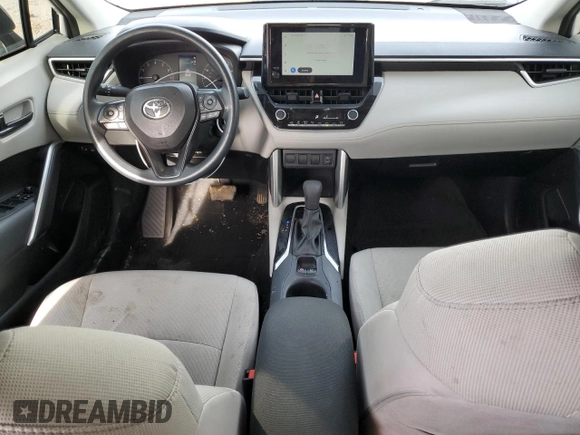 2023 Toyota Corolla Cross L with VIN 7MUAAABG1PV045317, listed as a Copart auction lot 55485385 with 30,626 mi miles and Non repairable. Bid and sale history available at DreamBid. Image 8.