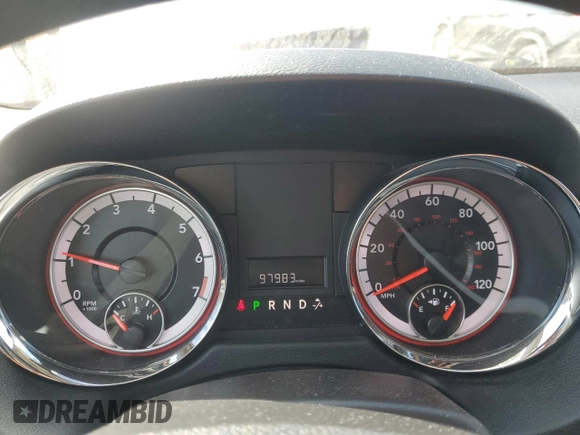 2019 Dodge Grand Caravan SE with VIN 2C4RDGBG5KR796753, listed as a Copart auction lot 49871815 with 97,983 mi miles and Salvage Title. Bid and sale history available at DreamBid. Image 9.