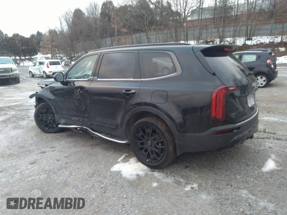 2022 Kia Telluride SX with VIN 5XYP5DHC8NG221725, listed as a IAAI auction lot 38312817 with Not Provided miles and . Bid and sale history available at carsss.com. Image 3.