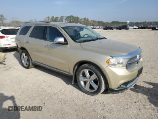 2011 Dodge Durango Citadel with VIN 1D4SD5GT9BC674310, listed as a Copart auction lot 48493165 with 153,232 mi miles and Salvage title. Bid and sale history available at DreamBid. Image 4.