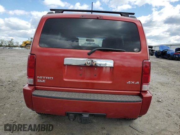 2007 Dodge Nitro SLT with VIN 1D8GU58K47W714325, listed as a Copart auction lot 53439535 with 177,644 mi miles and Clean Title. Bid and sale history available at DreamBid. Image 6.