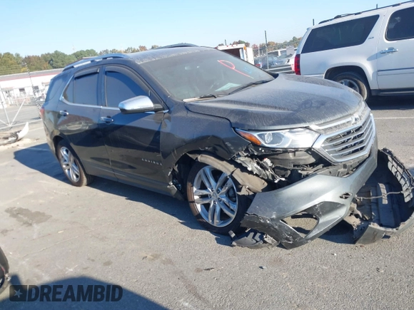 2018 Chevrolet Equinox Premier with VIN 3GNAXNEX7JS508096, listed as a IAAI auction lot 40656660 with 136,312 mi miles. Bid and sale history available at carsss.com. Image 1.