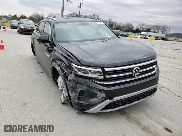 2021 Volkswagen Atlas SE with VIN 1V2KC2CA2MC227967, listed as a Copart auction lot 48423525 with 53,126 mi miles and Salvage title. Bid and sale history available at DreamBid. Image 12.