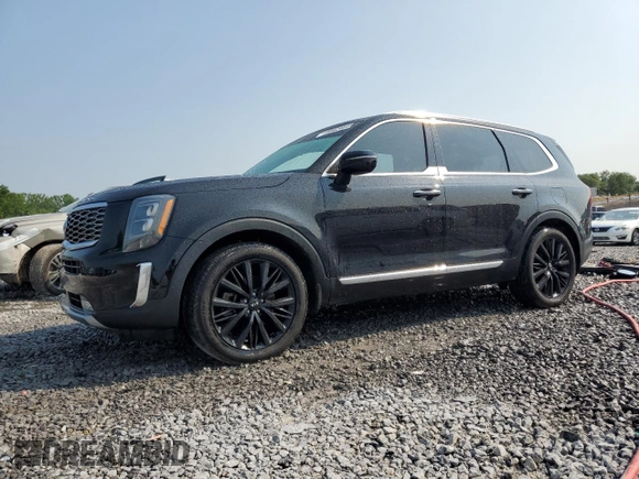 2020 Kia Telluride SX with VIN 5XYP54HC5LG088077, listed as a Copart auction lot 58829845 with 79,332 mi miles and Salvage title. Bid and sale history available at DreamBid. Image 1.