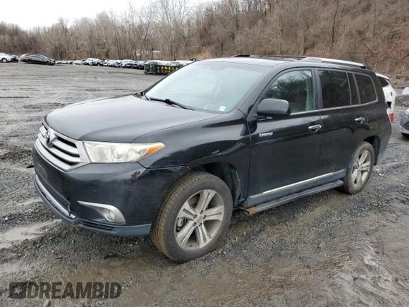 2011 Toyota Highlander Limited with VIN 5TDDK3EH6BS083591, listed as a Copart auction lot 47588875 with 409,437 mi miles and Salvage title. Bid and sale history available at DreamBid. Image 1.