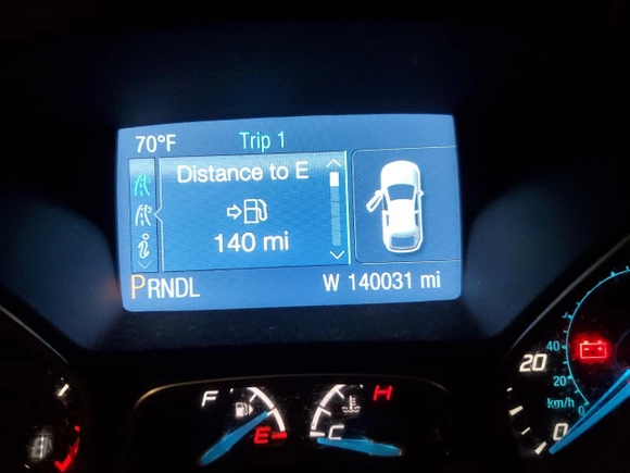2014 Ford Focus SE with VIN 1FADP3F25EL449810, listed as a Copart auction lot 73174364 with 140,031 mi miles and Salvage Title. Bid and sale history available at DreamBid. Image 9.