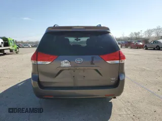 2013 Toyota Sienna XLE AAS with VIN 5TDYK3DC2DS394736, listed as a Copart auction lot 51162615 with 246,215 mi miles and Salvage Title. Bid and sale history available at carsss.com. Image 6.