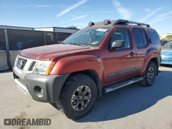 2014 Nissan Xterra X with VIN 5N1AN0NW5EN813164, listed as a Copart auction lot 50255865 with 182,882 mi miles and Clean Title. Bid and sale history available at DreamBid. Image 1.