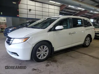 2014 Honda Odyssey EX-L with VIN 5FNRL5H68EB003161, listed as a Copart auction lot 61645385 with 169,766 mi miles and Clean title. Bid and sale history available at DreamBid. Image 1.
