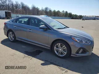 2019 Hyundai Sonata SEL with VIN 5NPE34AF2KH812512, listed as a Copart auction lot 53405175 with 35,722 mi miles and Salvage Title. Bid and sale history available at DreamBid. Image 4.
