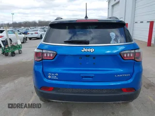 2023 Jeep Compass Limited with VIN 3C4NJDCN9PT519336, listed as a IAAI auction lot 41978460 with 35,272 mi miles and . Bid and sale history available at DreamBid. Image 16.