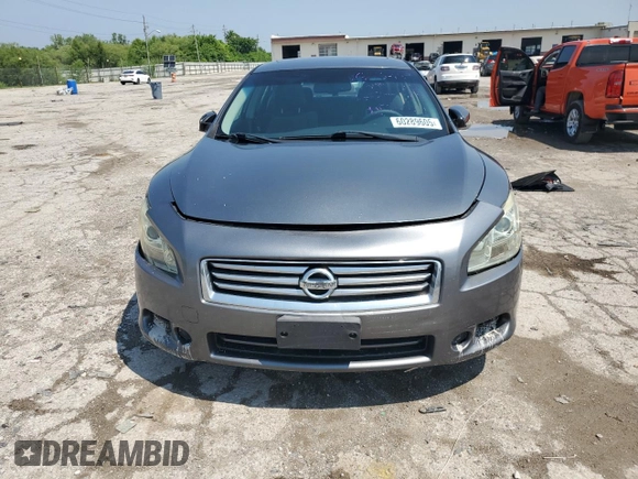 2014 Nissan Maxima S with VIN 1N4AA5AP8EC482691, listed as a Copart auction lot 60289605 with 179,383 mi miles and Salvage title. Bid and sale history available at DreamBid. Image 5.