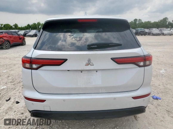 2023 Mitsubishi Outlander SE с VIN JA4J3UA80PZ018327, выставлен на аукционе Copart как лот 59672255 с пробегом 52 572 миль миль и Списание • Salvage title. История ставок и продаж доступна на DreamBid. Изображение 6.