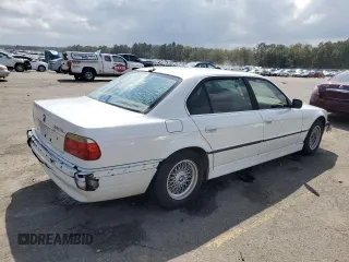 2001 BMW 7 Series 740iL with VIN WBAGH83451DP31373, listed as a Copart auction lot 49294285 with 147,483 mi miles and Salvage Title. Bid and sale history available at carsss.com. Image 3.