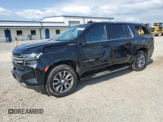 2023 Chevrolet Suburban LT z VIN 1GNSKCKD6PR352050, wystawiony jako Copart lot #66358945 z przebiegiem Nie podano mil oraz Szkoda całkowita • Salvage title. Historia ofert i sprzedaży dostępna na DreamBid. Obrazek 1.