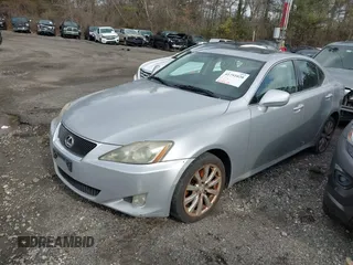 2007 Lexus IS 250 with VIN JTHCK262772008783, listed as a IAAI auction lot 41751020 with 233,934 mi miles. Bid and sale history available at carsss.com. Image 2.