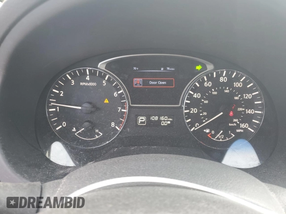 2015 Nissan Altima SV with VIN 1N4AL3AP6FC118589, listed as a Copart auction lot 51271535 with 108,160 mi miles and Salvage Title. Bid and sale history available at DreamBid. Image 9.