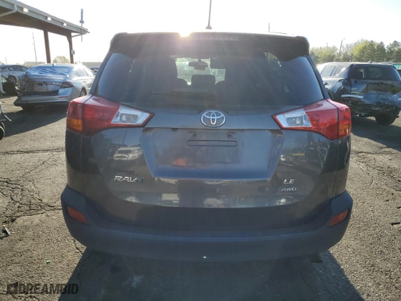 2013 Toyota RAV4 LE with VIN 2T3BFREV3DW048058, listed as a Copart auction lot 53457555 with 217,883 mi miles and Salvage Title. Bid and sale history available at carsss.com. Image 6.