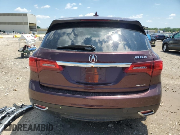 2014 Acura MDX Technology with VIN 5FRYD4H46EB049863, listed as a Copart auction lot 63079295 with 149,448 mi miles and Salvage title. Bid and sale history available at DreamBid. Image 6.