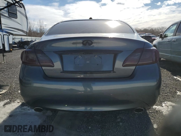 2011 Infiniti M37 with VIN JN1BY1AR1BM370151, listed as a Copart auction lot 45120405 with 163,349 mi miles and Non Repairable. Bid and sale history available at carsss.com. Image 6.
