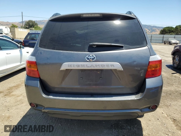 2010 Toyota Highlander with VIN 5TDZK3EH4AS010062, listed as a Copart auction lot 62936505 with 320,201 mi miles and Salvage title. Bid and sale history available at DreamBid. Image 6.