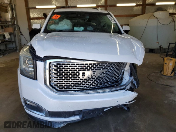 2017 GMC Yukon Denali with VIN 1GKS2CKJ0HR217831, listed as a Copart auction lot 48030555 with 163,050 mi miles and Salvage Title. Bid and sale history available at carsss.com. Image 5.