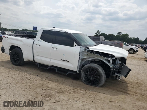 2022 Toyota Tundra SR5 with VIN 5TFLA5DA5NX031981, listed as a Copart auction lot 58728245 with 49,022 mi miles and Salvage title. Bid and sale history available at DreamBid. Image 4.