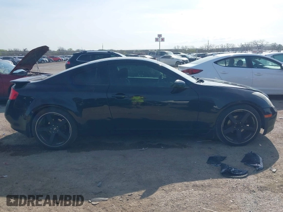 2003 Infiniti G35 w/Leather with VIN JNKCV54E63M208039, listed as a IAAI auction lot 41895872 with 183,672 mi miles and . Bid and sale history available at carsss.com. Image 13.