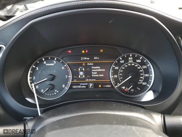 2019 Infiniti QX50 PURE with VIN 3PCAJ5M36KF109425, listed as a Copart auction lot 43277705 with 132,143 mi miles and Salvage Title. Bid and sale history available at carsss.com. Image 9.