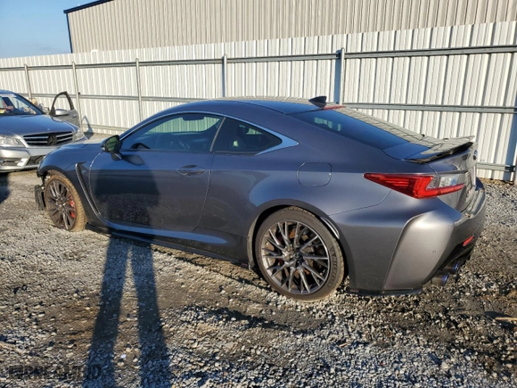 2015 Lexus RC F with VIN JTHHP5BC7F5001689, listed as a Copart auction lot 79909664 with 70,225 mi miles and Salvage Title. Bid and sale history available at carsss.com. Image 2.