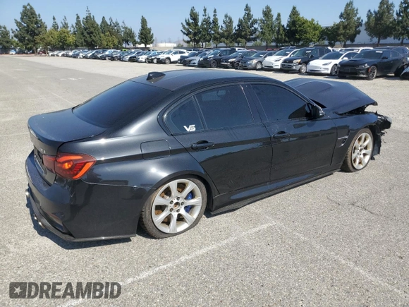 2016 BMW M3 with VIN WBS8M9C57G5D31217, listed as a Copart auction lot 56387555 with Not provided miles and Salvage title. Bid and sale history available at DreamBid. Image 3.