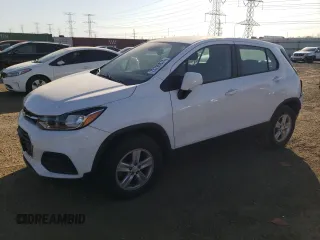 2020 Chevrolet Trax LS with VIN 3GNCJNSB2LL161325, listed as a Copart auction lot 73799874 with 83,190 mi miles and Salvage Title. Bid and sale history available at carsss.com. Image 1.