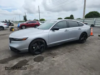 2023 Honda Accord Sport-L with VIN 1HGCY2F74PA025964, listed as a Copart auction lot 61994795 with 14,532 mi miles and Salvage title. Bid and sale history available at DreamBid. Image 1.