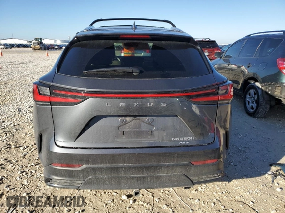 2023 Lexus NX 350h Luxury with VIN 2T2HKCEZ5PC014073, listed as a Copart auction lot 43215295 with Not Provided miles and Salvage Title. Bid and sale history available at DreamBid. Image 6.