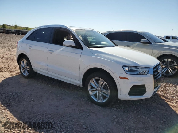 2017 Audi Q3 Premium with VIN WA1ECCFSXHR003528, listed as a Copart auction lot 49748425 with 91,161 mi miles and Salvage Title. Bid and sale history available at carsss.com. Image 4.