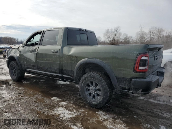2024 Ram 2500 Rebel with VIN 3C6UR5EJ5RG172160, listed as a Copart auction lot 44560095 with 410 mi miles and Salvage Title. Bid and sale history available at carsss.com. Image 2.