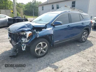 2021 GMC Terrain SLT с VIN 3GKALVEV5ML335216, выставлен на аукционе Copart как лот 59004515 с пробегом 78 776 миль миль и Списание • Salvage title. История ставок и продаж доступна на DreamBid. Изображение 1.