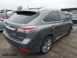 2013 Lexus RX 350 with VIN 2T2BK1BA7DC205191, listed as a IAAI auction lot 41500159 with 139,637 mi miles. Bid and sale history available at carsss.com. Image 4.