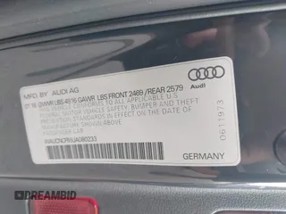 2018 Audi A5 Sportback Prestige z VIN WAUCNCF59JA080233, wystawiony jako IAAI lot #41717290 z przebiegiem 154 361 mil mil oraz . Historia ofert i sprzedaży dostępna na DreamBid. Obrazek 9.