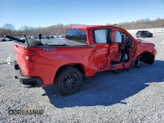 2024 Chevrolet Silverado 1500 Custom Trail Boss with VIN 3GCUDCED1RG192203, listed as a Copart auction lot 48059095 with 0 mi miles and Salvage Title. Bid and sale history available at carsss.com. Image 3.