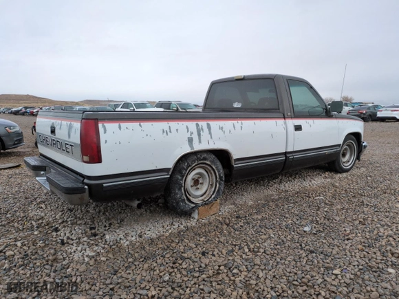1992 Chevrolet 1/2 Ton Pickups with VIN 1GCDC14K5NE108814, listed as a Copart auction lot 42802195 with 132,419 mi miles and Salvage Title. Bid and sale history available at carsss.com. Image 3.