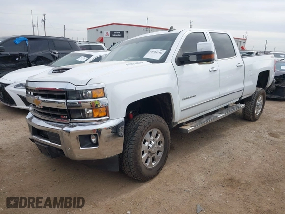 2019 Chevrolet Silverado 2500HD LTZ with VIN 1GC1KTEY3KF167922, listed as a IAAI auction lot 41581196 with 110,252 mi miles. Bid and sale history available at carsss.com. Image 17.
