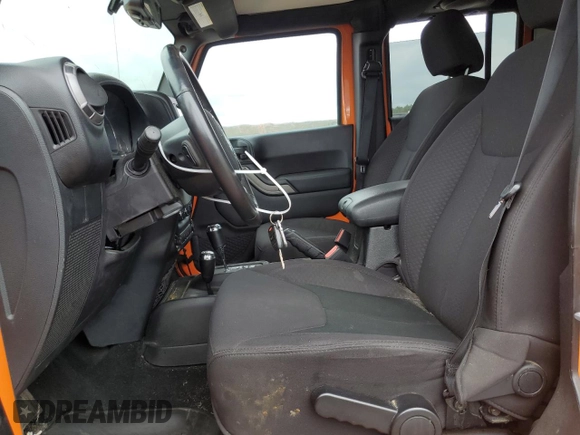 2013 Jeep Wrangler Unlimited Sport z VIN 1C4BJWDG7DL522421, wystawiony jako Copart lot #73010024 z przebiegiem 55 915 mil mil oraz Tytuł czysty. Historia ofert i sprzedaży dostępna na DreamBid. Obrazek 7.
