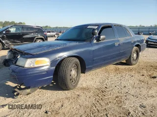 2004 Ford Police Interceptor Base w/3.27 Axle with VIN 2FAFP71W24X124818, listed as a Copart auction lot 53459295 with 153,125 mi miles and Salvage title. Bid and sale history available at DreamBid. Image 1.
