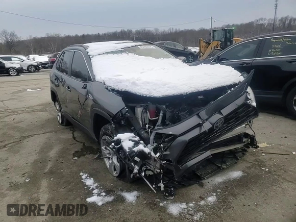 2020 Toyota RAV4 Hybrid XLE with VIN 2T3RWRFV0LW076881, listed as a Copart auction lot 45596675 with 212,397 mi miles and Salvage title. Bid and sale history available at DreamBid. Image 12.