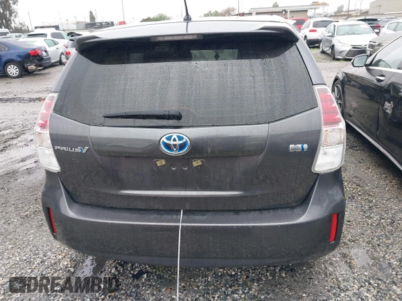 2017 Toyota Prius v Two with VIN JTDZN3EU6HJ069884, listed as a IAAI auction lot 41493416 with 37,716 mi miles. Bid and sale history available at carsss.com. Image 17.