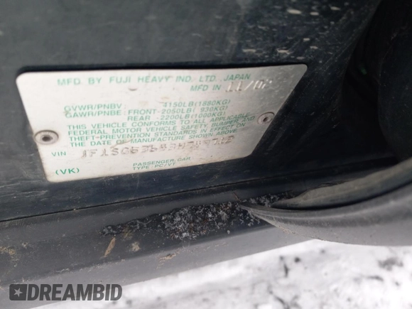 2003 Subaru Forester X with VIN JF1SG63643H749712, listed as a Copart auction lot 77907234 with 166,974 mi miles and Salvage Title. Bid and sale history available at carsss.com. Image 12.