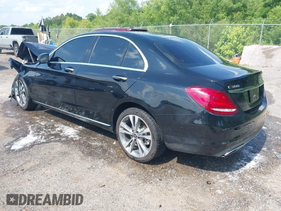 2017 Mercedes-Benz C 300 with VIN 55SWF4KBXHU213144, listed as a IAAI auction lot 42297587 with 152,694 mi miles and . Bid and sale history available at DreamBid. Image 3.